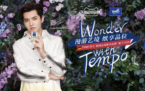 2月21日，Tempo得寶打造紙巾藝術(shù)盛宴